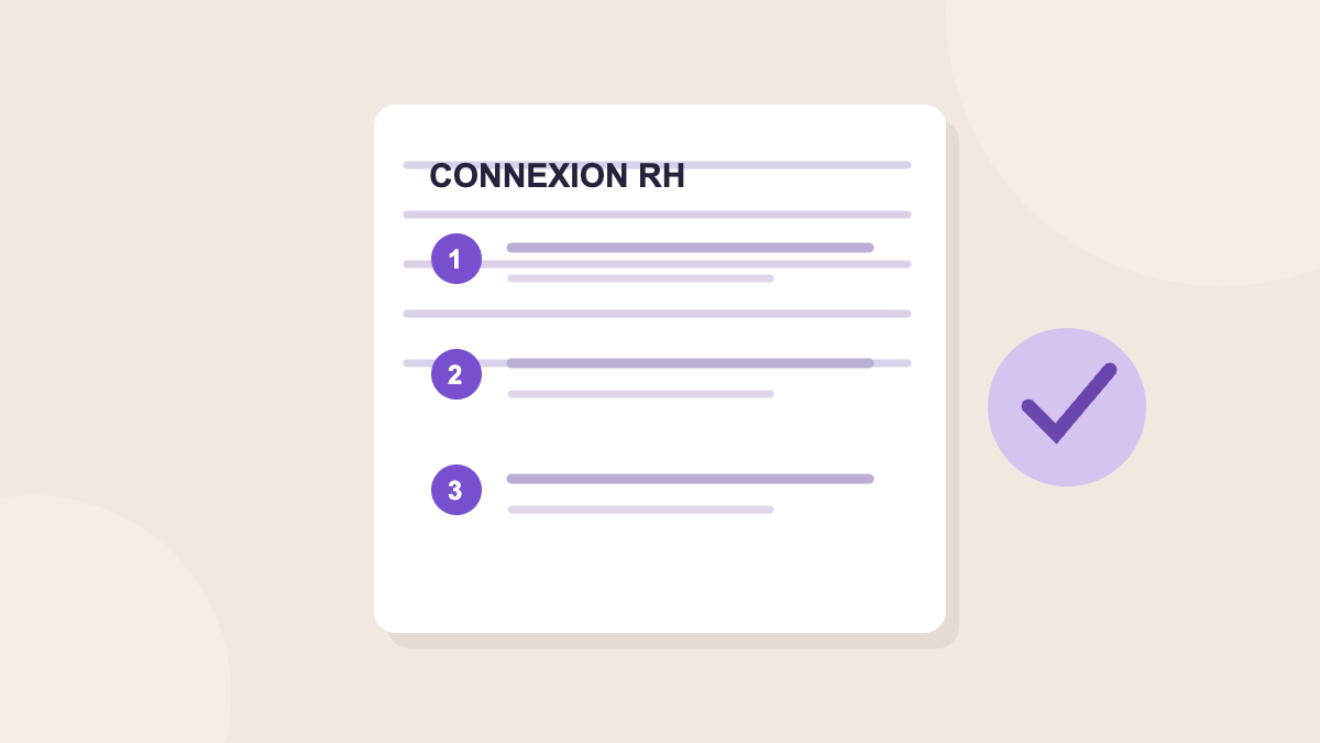 Illustration d’un plan de connexion avec étapes de vérification